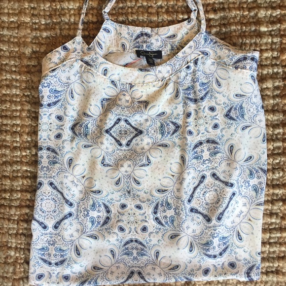 Jessica Simpson NWT paisley strappy tank top - Picture 4 of 6